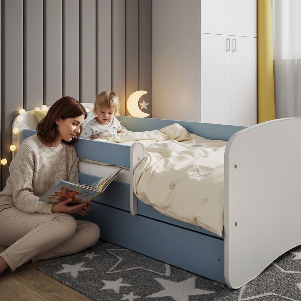 Momento della buonanotte con letto bambino KO11