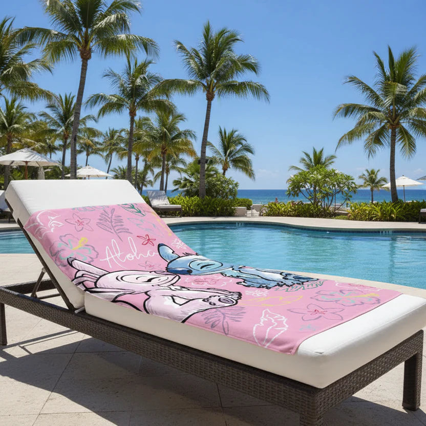 Bundle Lilo & Stitch Estate - Telo Mare + Borraccia + Occhiali
