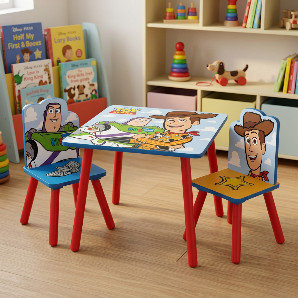 Set Toy Story in sala giochi colorata