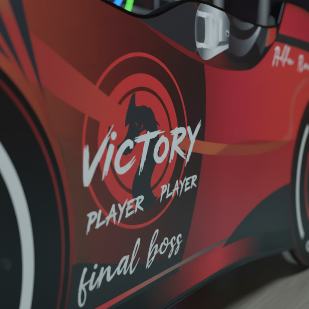 Zoom dettaglio grafica World Boys letto F1 Victory Final Boss