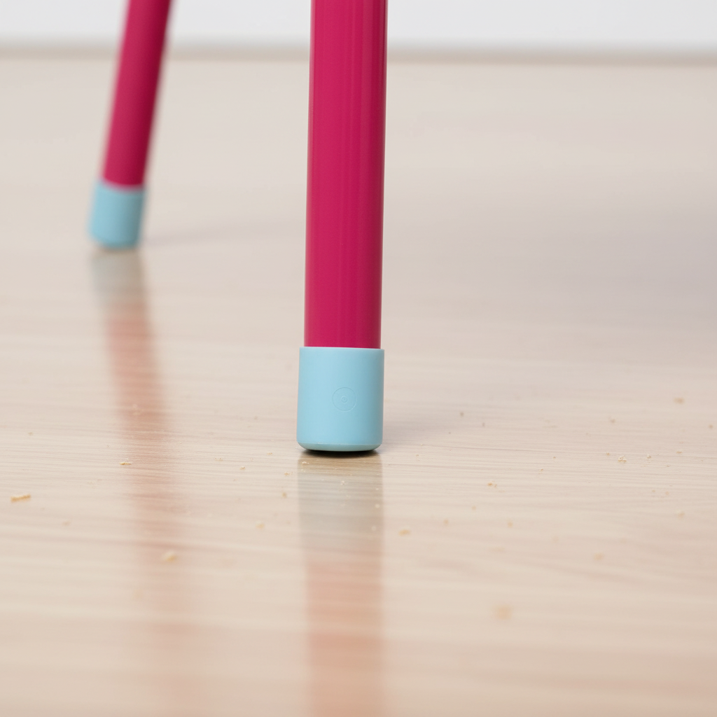 Dettaglio piedini protettivi antiscivolo - Zoom sicurezza