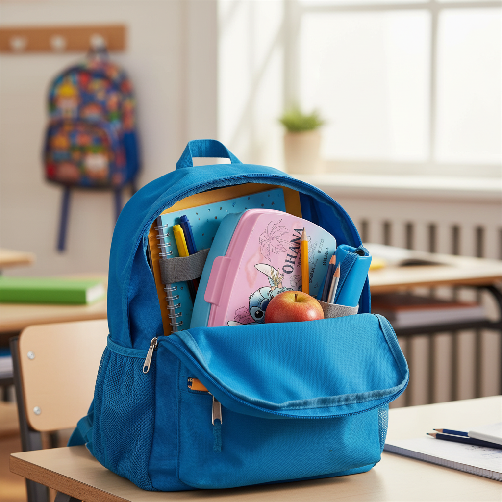 Lunch box Lilo & Stitch nello zaino scuola