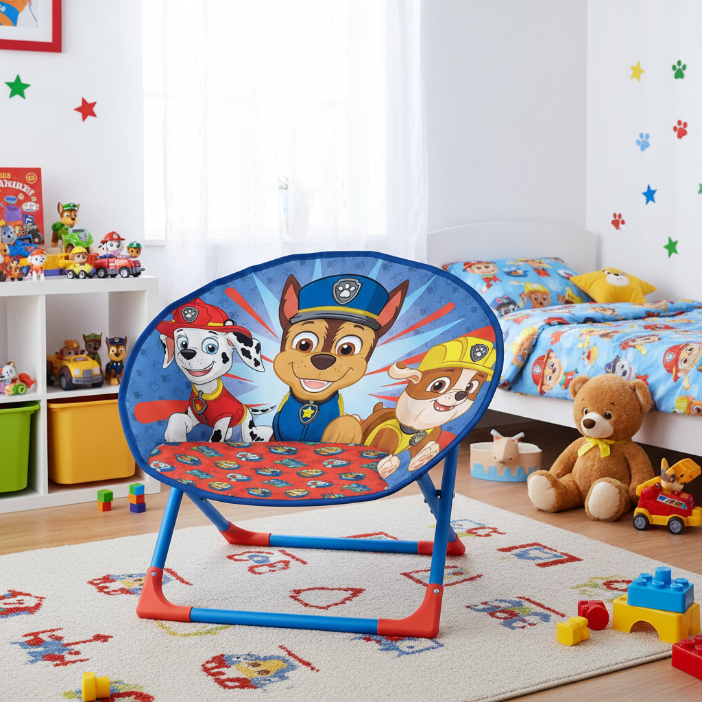 Sedia moon chair Paw Patrol in cameretta bambini