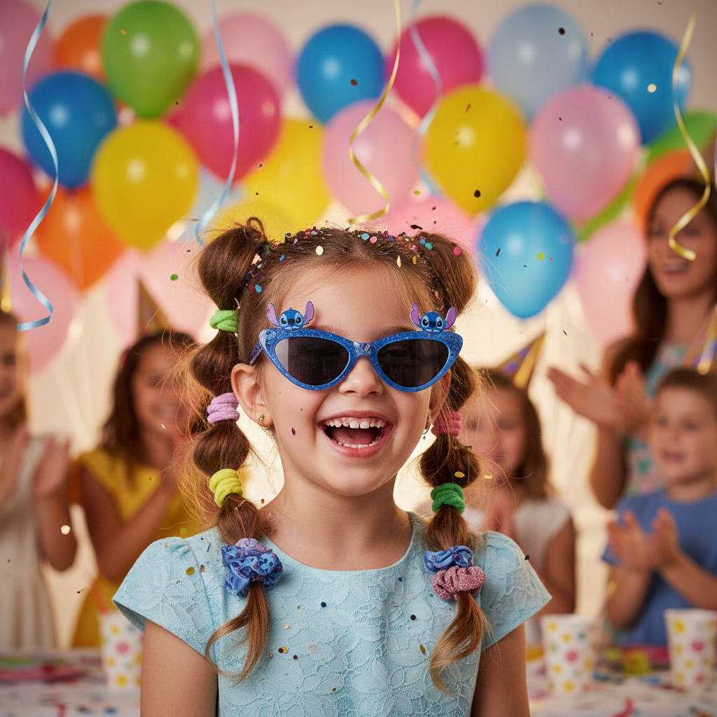 Festa compleanno bambina con accessori Stitch
