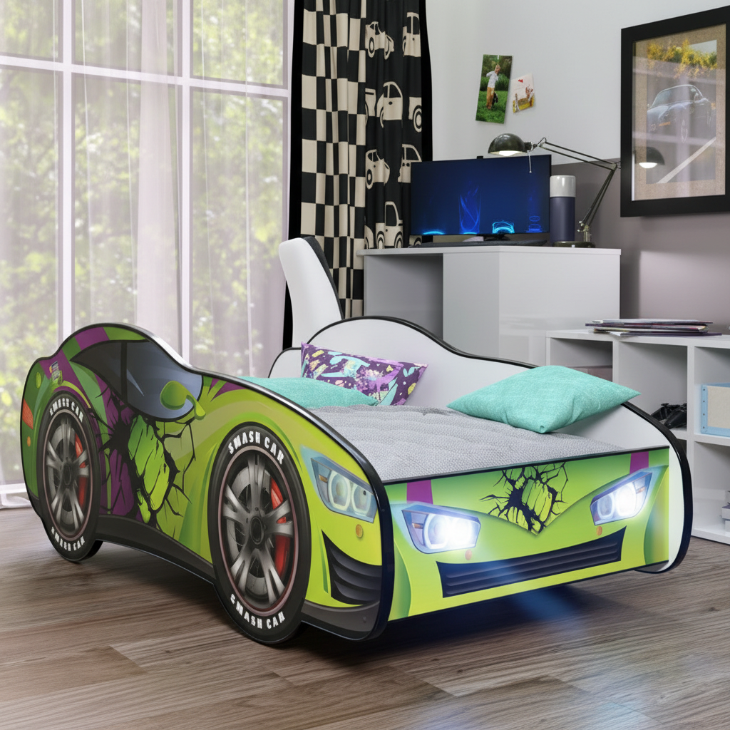 Letto Hulk in cameretta moderna