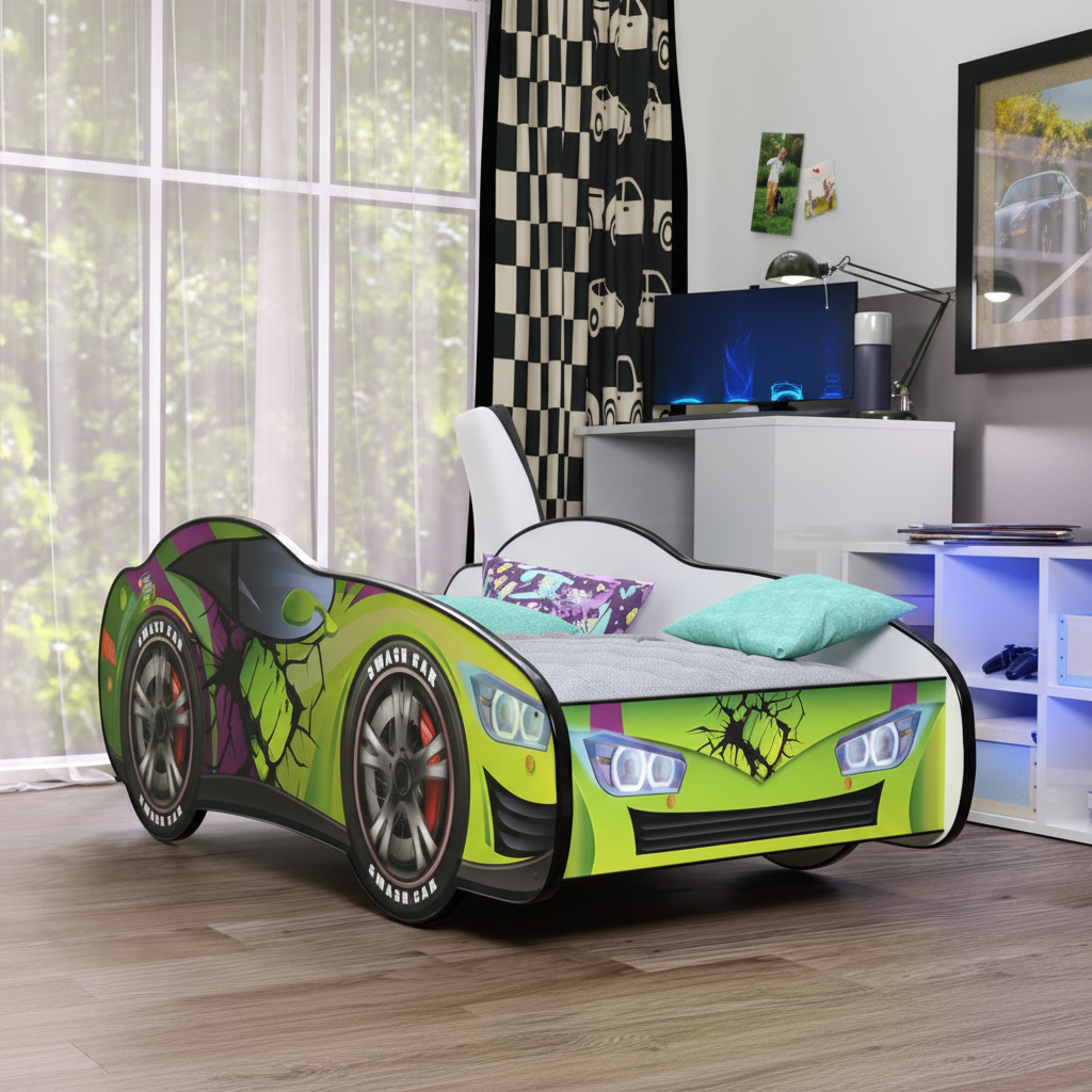 Letto Hulk in cameretta moderna