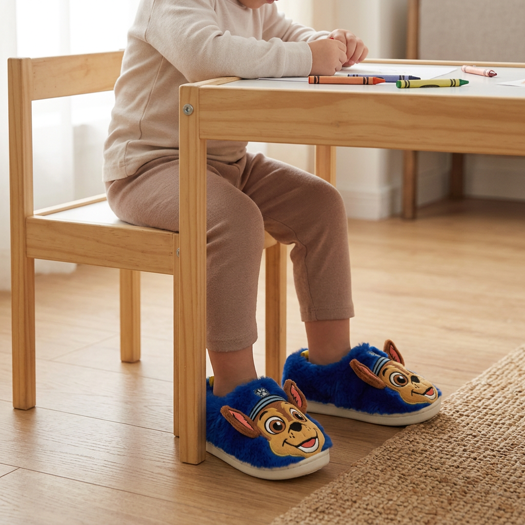 Pantofole PAW Patrol Chase, momento creativo