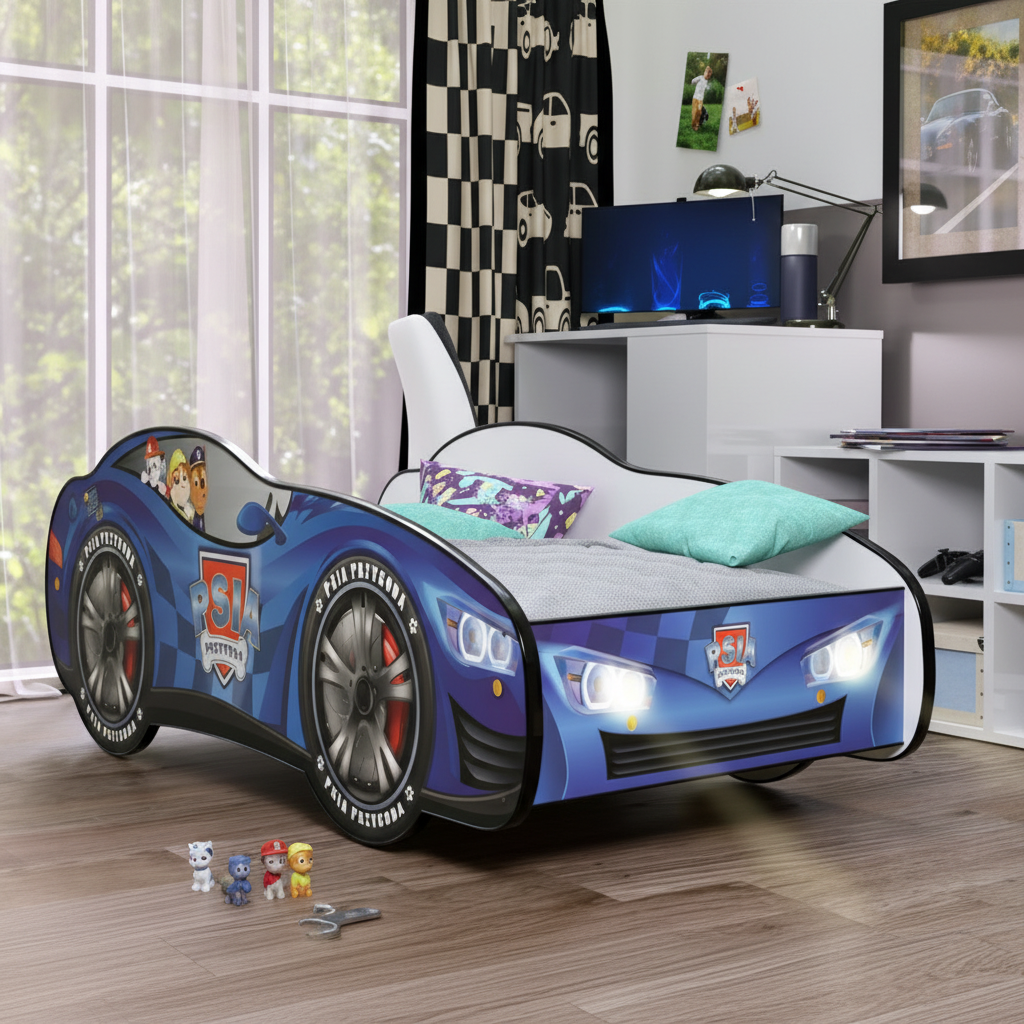 Vista laterale letto