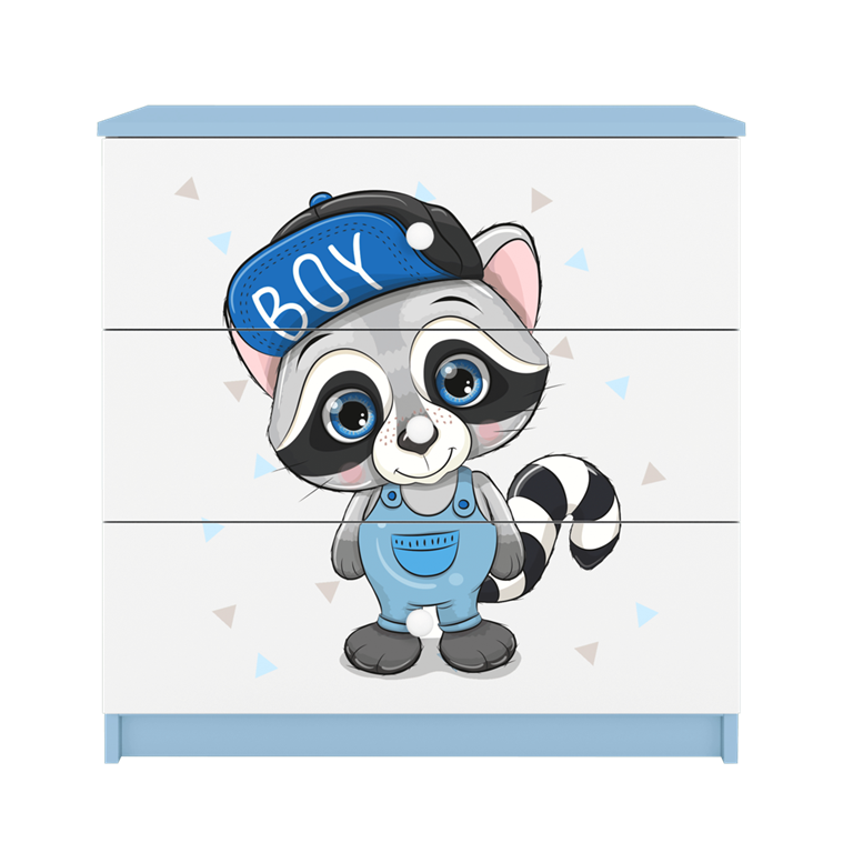 Cassettiera Babydreams Blu Procione