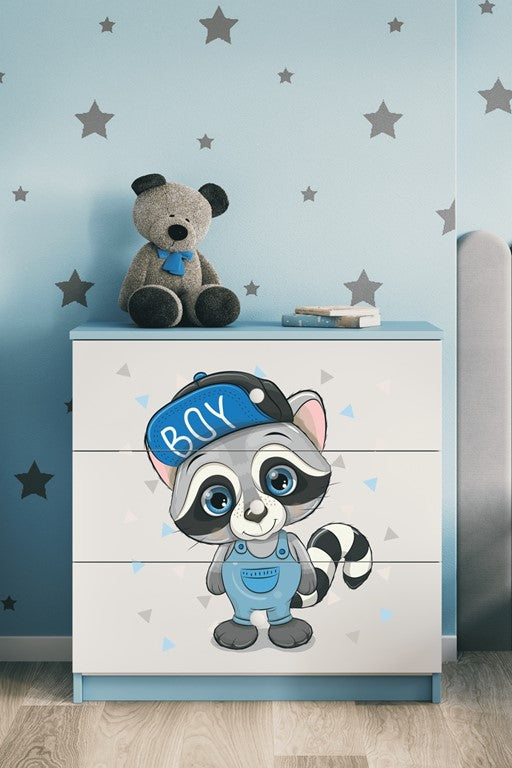 Cassettiera Babydreams Blu Procione