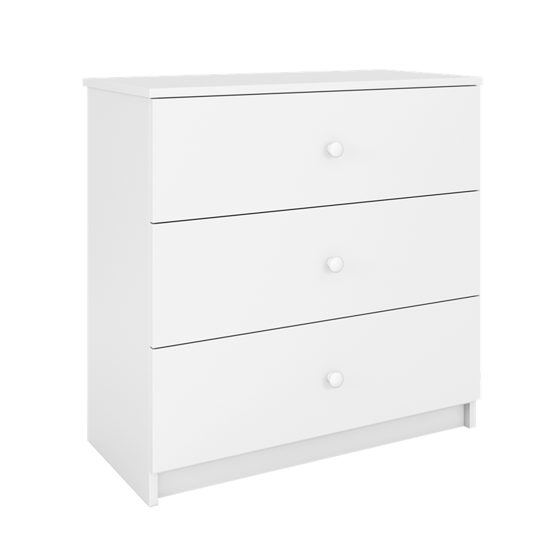 Cassettiera Babydreams Bianca Senza Motivo