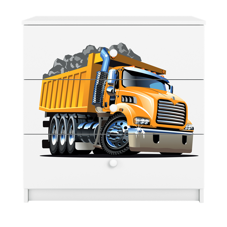 Cassettiera Babydreams Bianca Camion