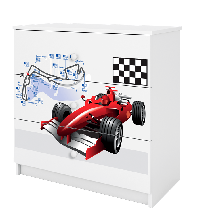 Cassettiera per bambini babydreams white formula