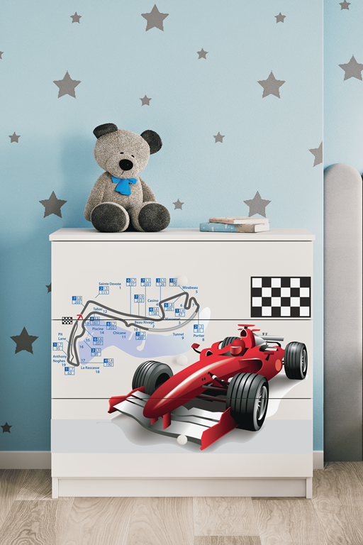 Cassettiera per bambini babydreams white formula