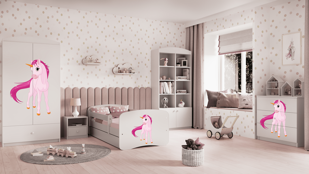 Cassettiera per bambini baby dreams white horse