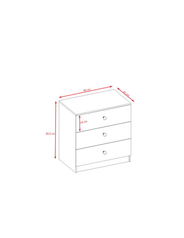 Chest of drawers babydreams blue racing car