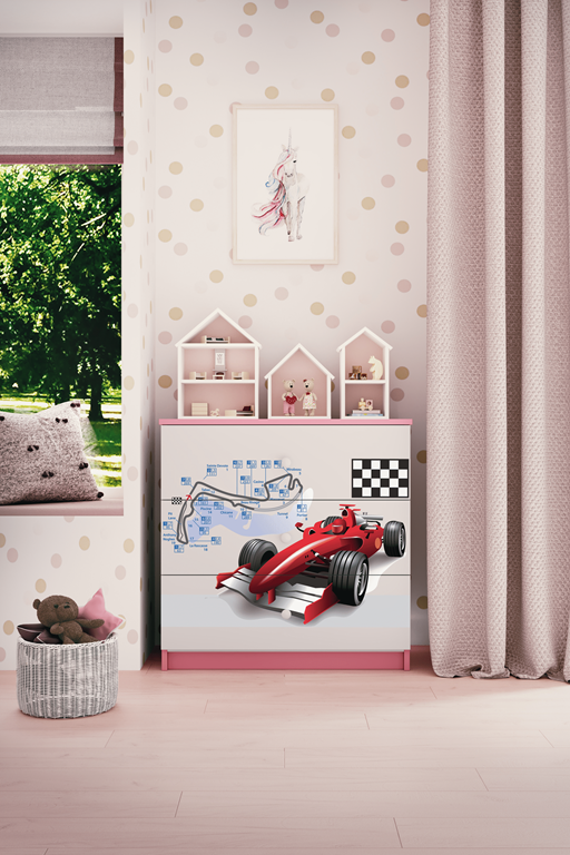 Cassettiera per bambini babydreams pink formula