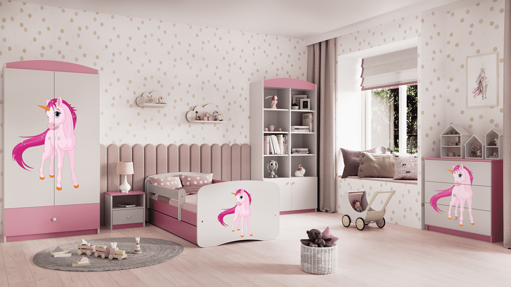 Chest of drawers babydreams pink unicorn