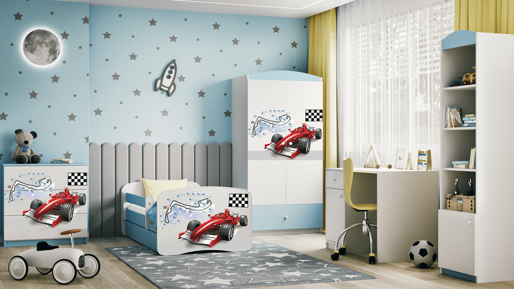 Cassettiera per bambini babydreams green formula