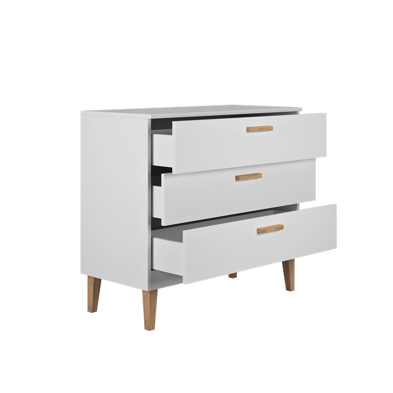 Cassettiera kubi white