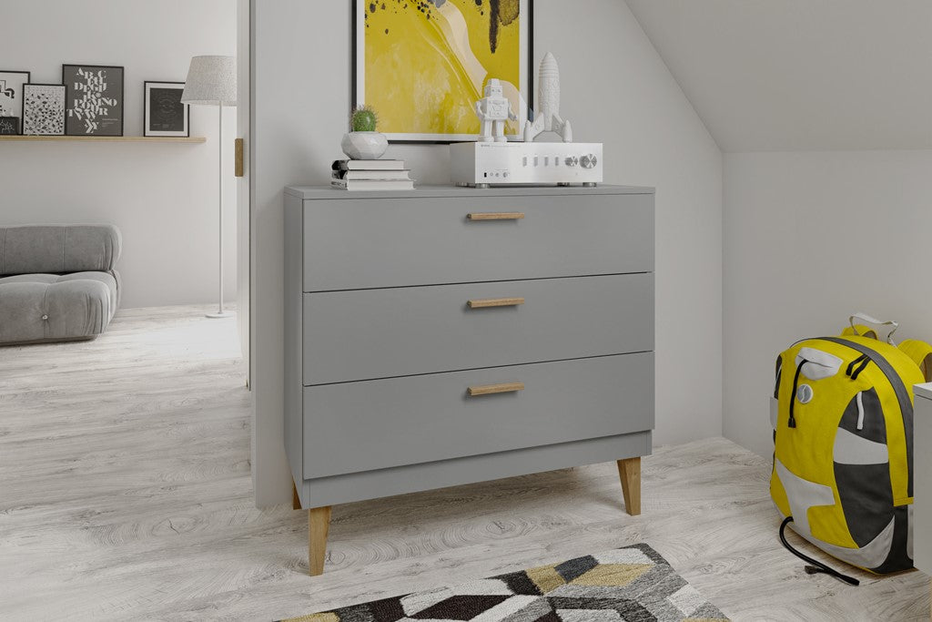 Cassettiera kubi grey