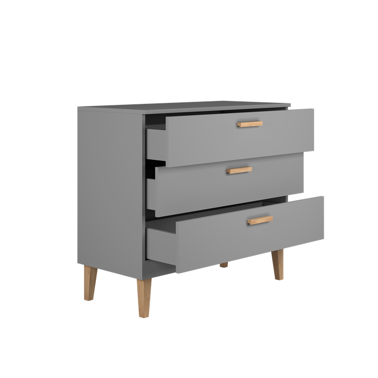 Cassettiera kubi grey