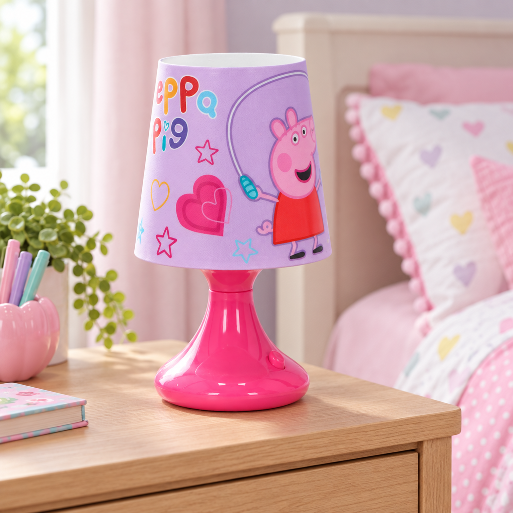 Lampada Peppa Pig in cameretta