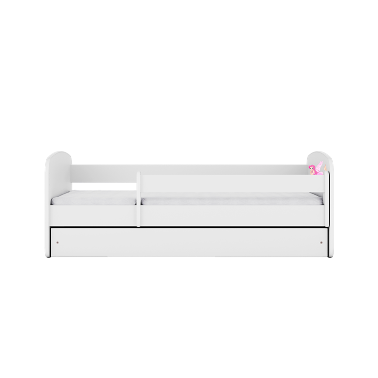 Bed babydreams white fairy with wings with drawer with mattress 180/80