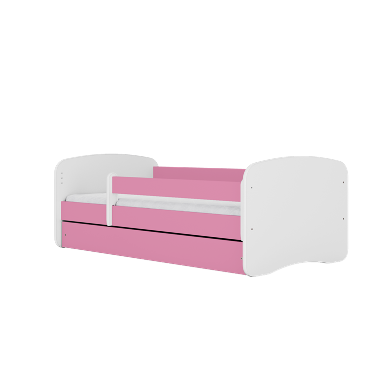 Letto per bambini babydreams pink blue teddybear con cassettone e materasso omaggio 140/70