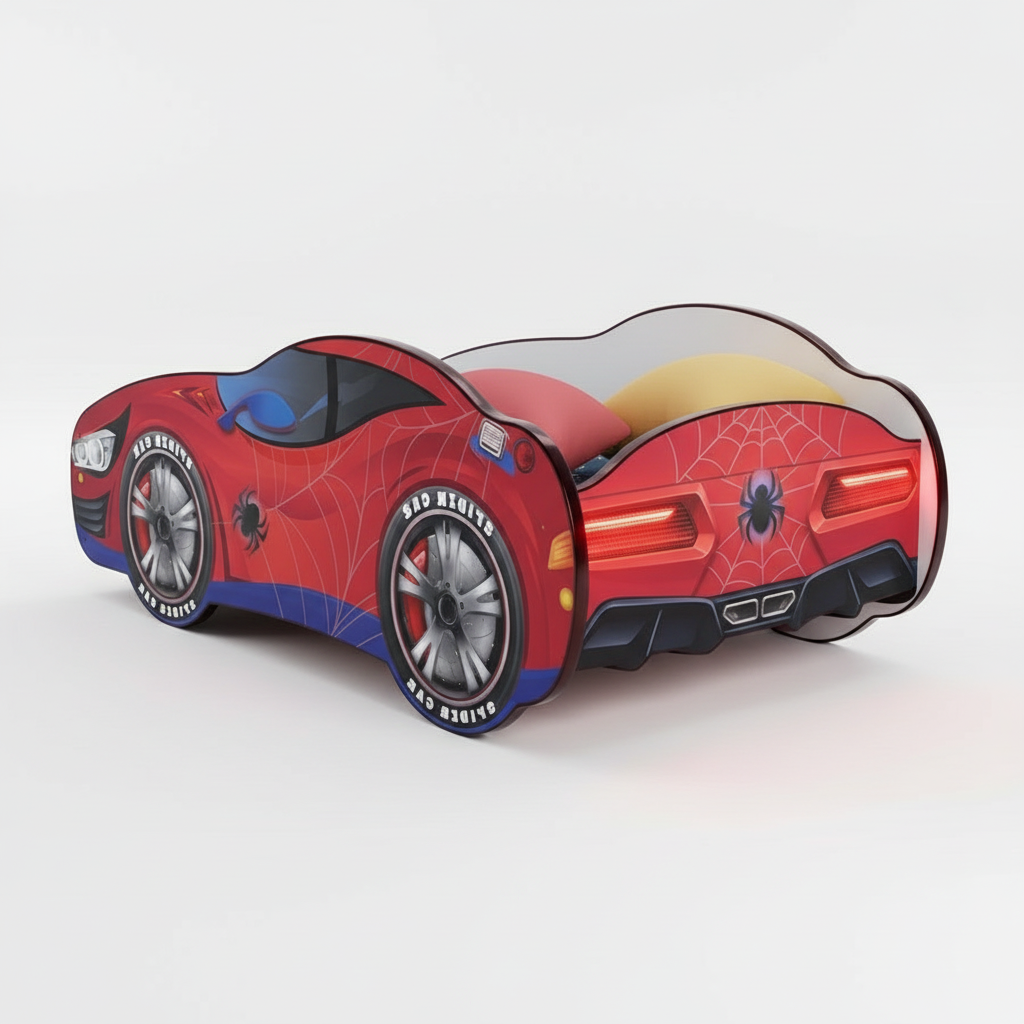 Letto Spiderman - Vista posteriore 3/4