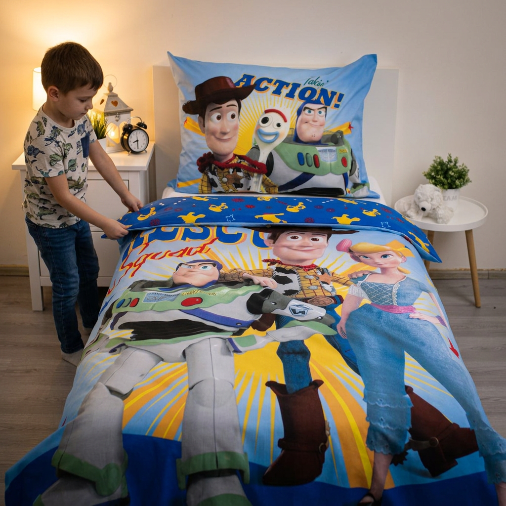 Letto Toy Story in luce serale