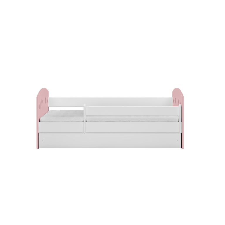 Bed Julia mix pale pink with drawer with mattress 160/80