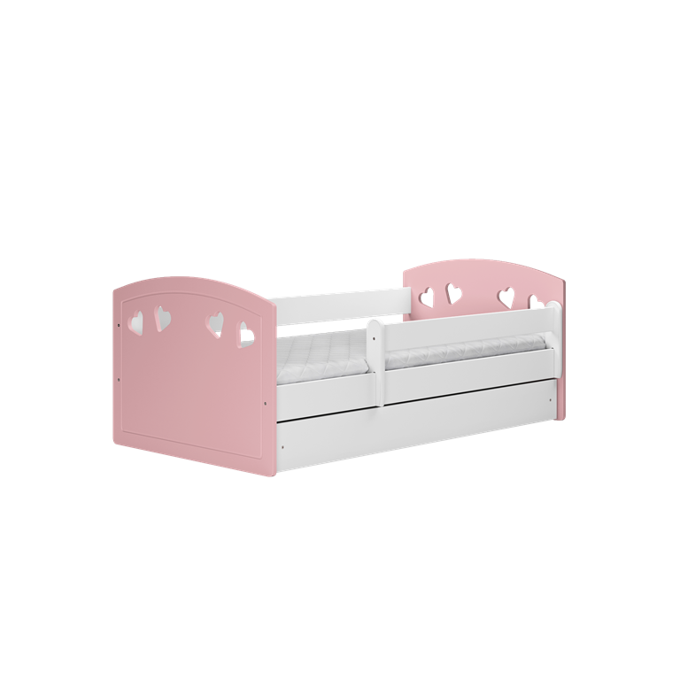 Bed Julia mix pale pink with drawer with mattress 160/80