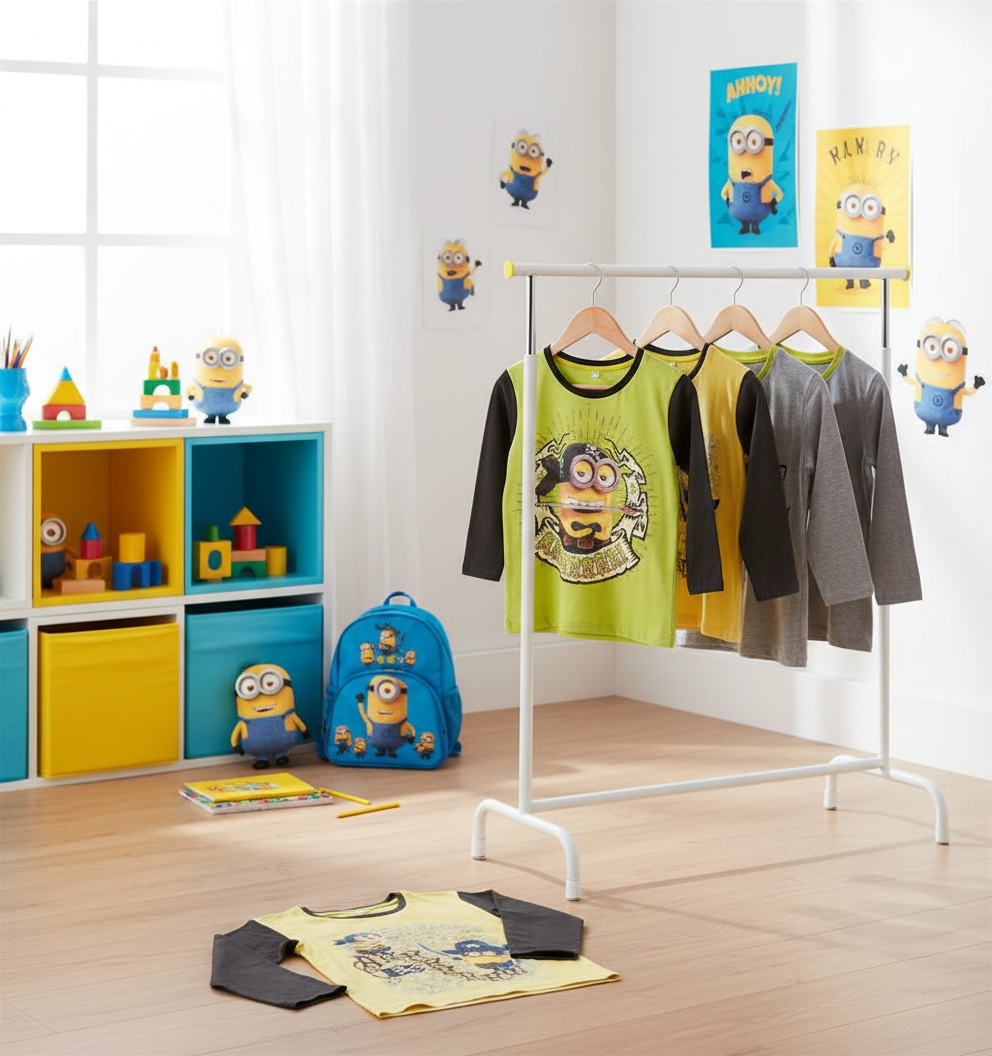 Magliette Minions in cameretta