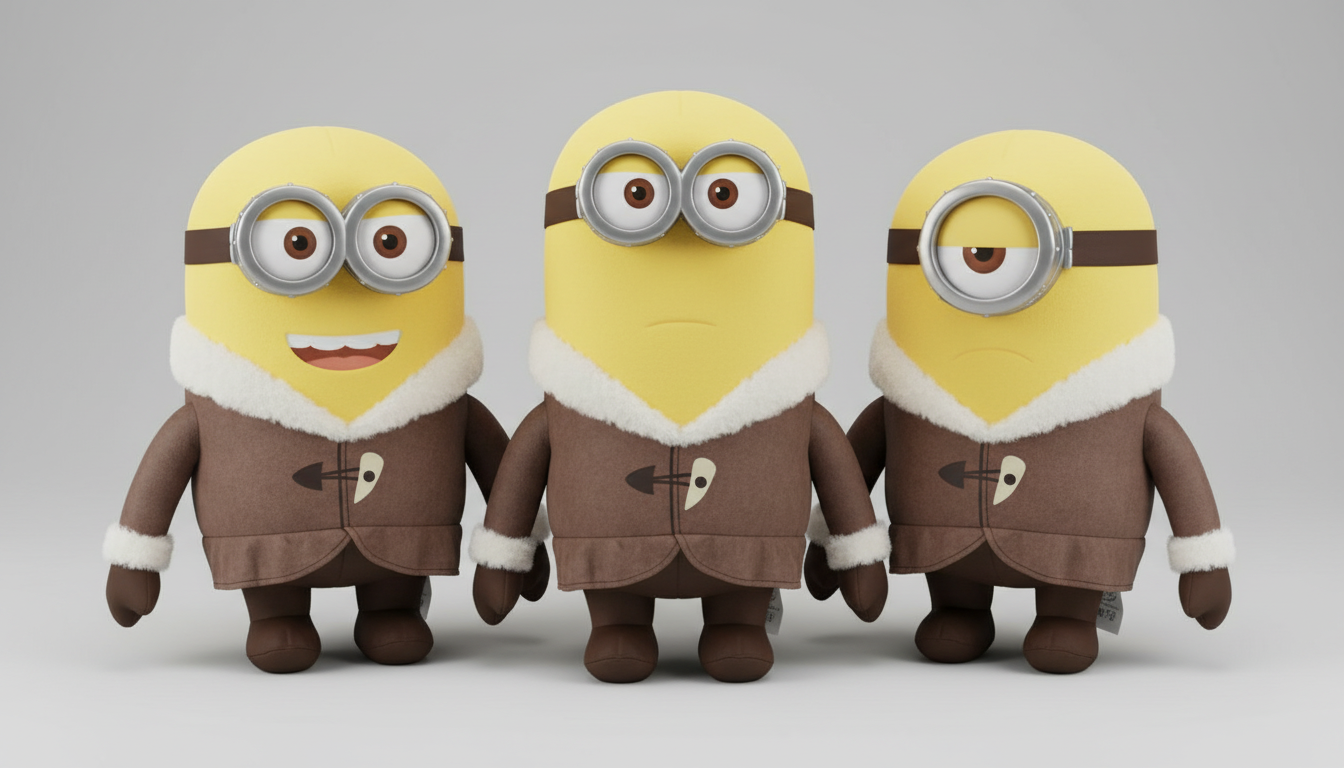Minions Plush - Light Gray