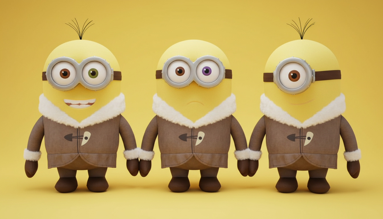 Minions Plush - Yellow Gradient