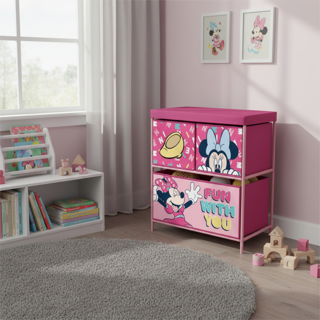 Mobile organizer in angolo ordinato