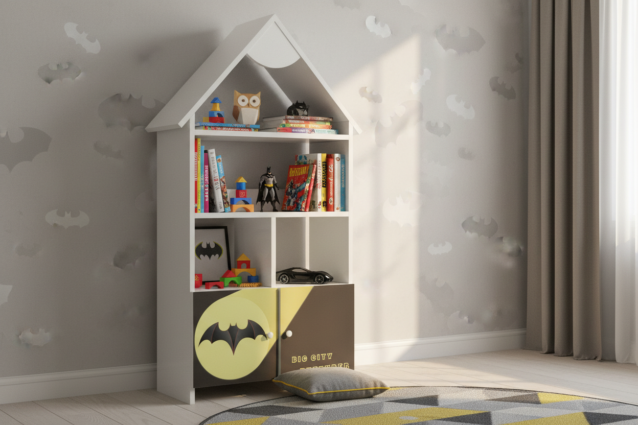 Mobiletto libreria Batman casetta lifestyle v1