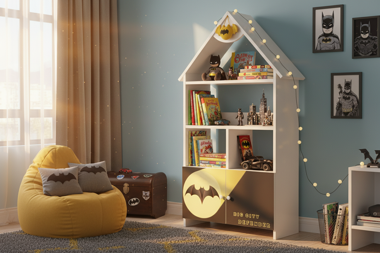 Mobiletto libreria Batman casetta lifestyle v3