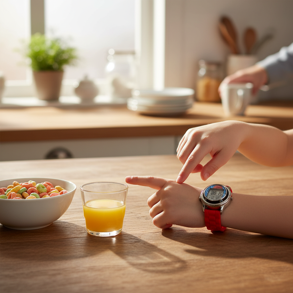 Orologio Spiderman colazione