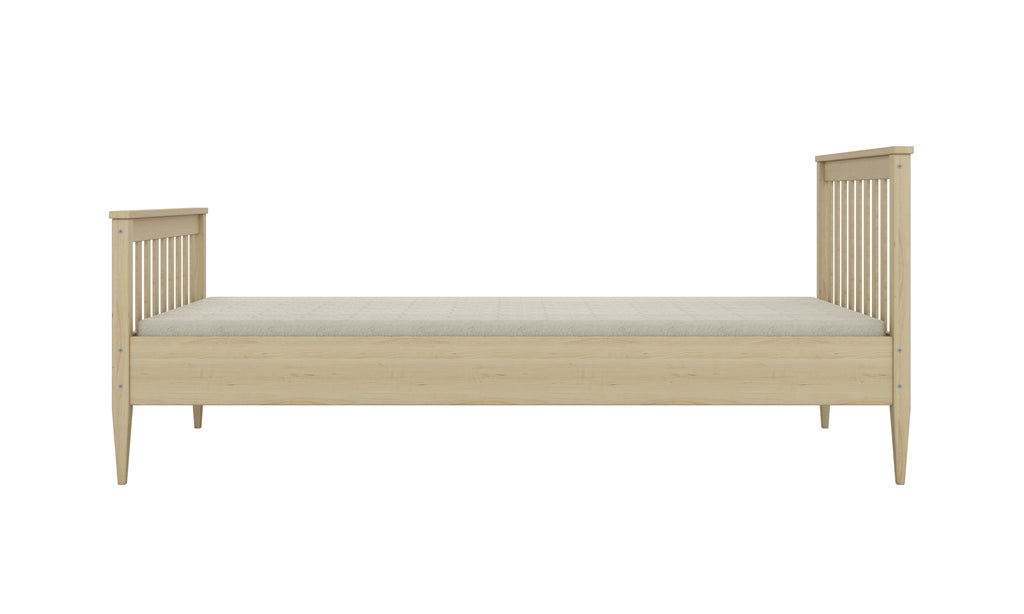 Bed Ignaæ naturalne lakierowane with a foam mattress 160x80