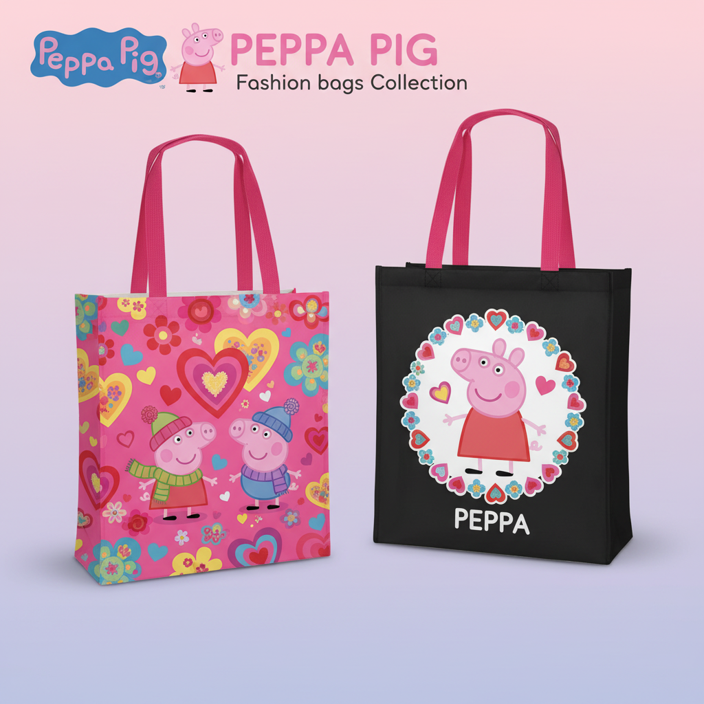 Peppa Pig Bags - Gradient Background
