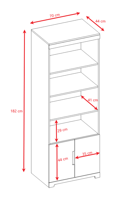 Bookcase tomi