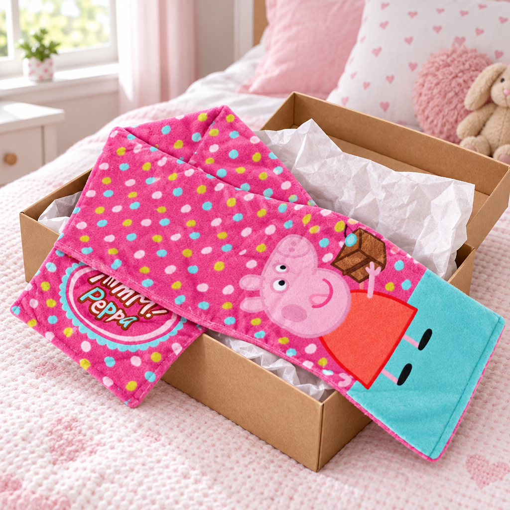 Sciarpa Peppa Pig in confezione regalo