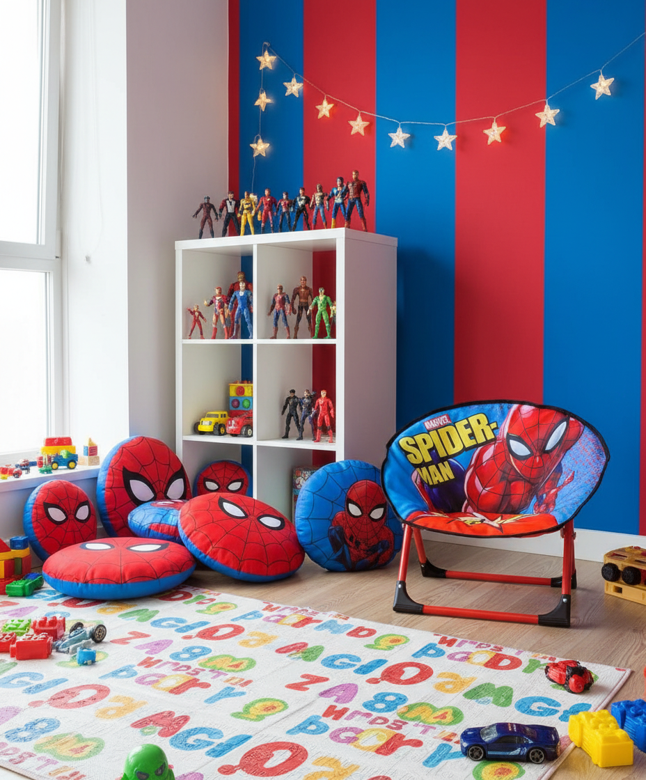 Sedia Spider-Man sala giochi