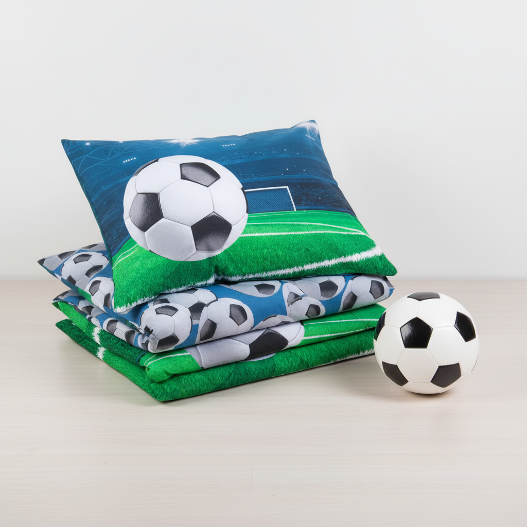 Set calcio piegato doubleface