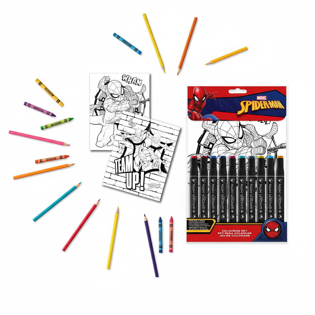 Set da colorare - Flat lay