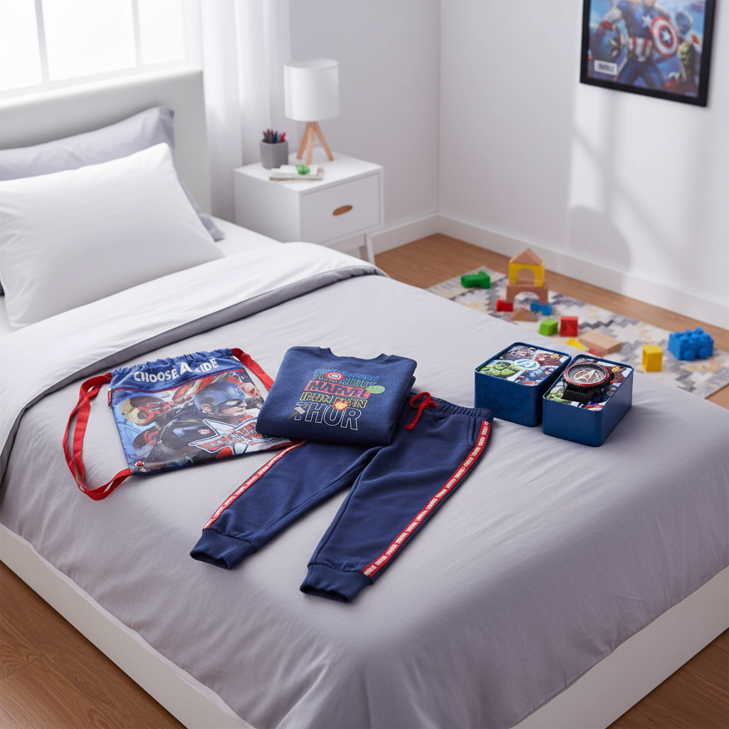 Set disposto su letto