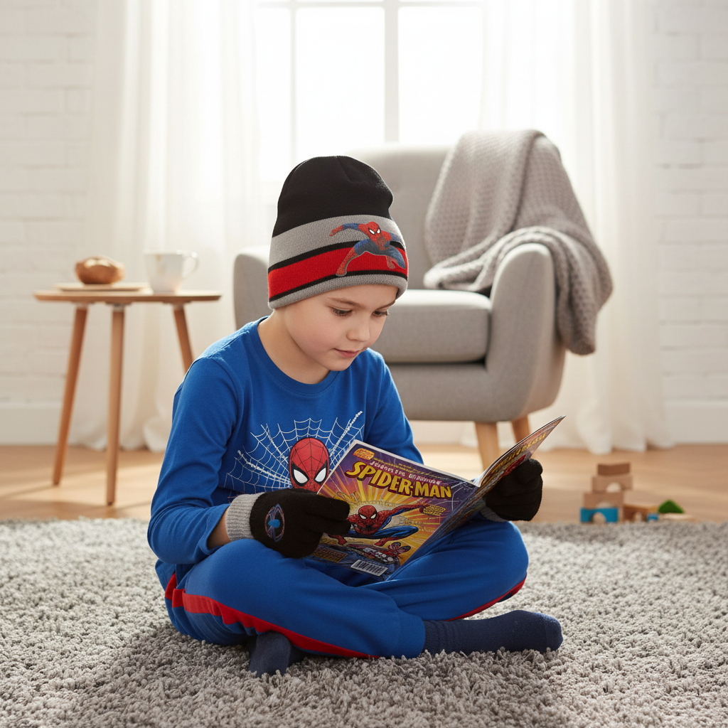 Set Cappello e Guanti Spider-Man Bambino 3-10 Anni | Accessori Invernali Marvel – , il tuo megastore di fiducia Set Cappello e Guanti Spider-Man Bambino 3-10 Anni | Accessori Invernali Marvel – , il tuo megastore di fiducia