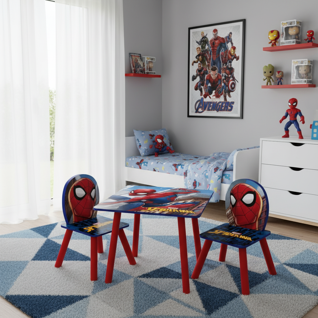 Set Spiderman in cameretta moderna